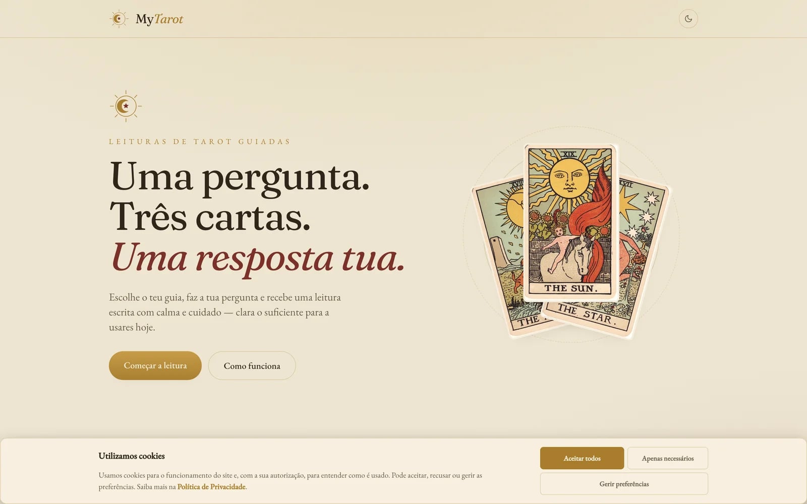 My Tarot — leituras de tarot com inteligência artificial